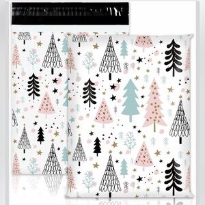 Bundle Christmas tree poly Mailing  10x13 and blue 14.5 x 19 16 pieces